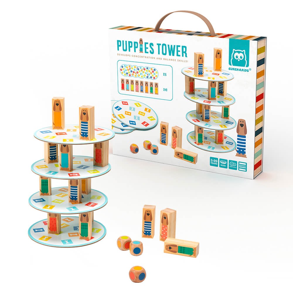 Puppies tower - Juego de estrategia