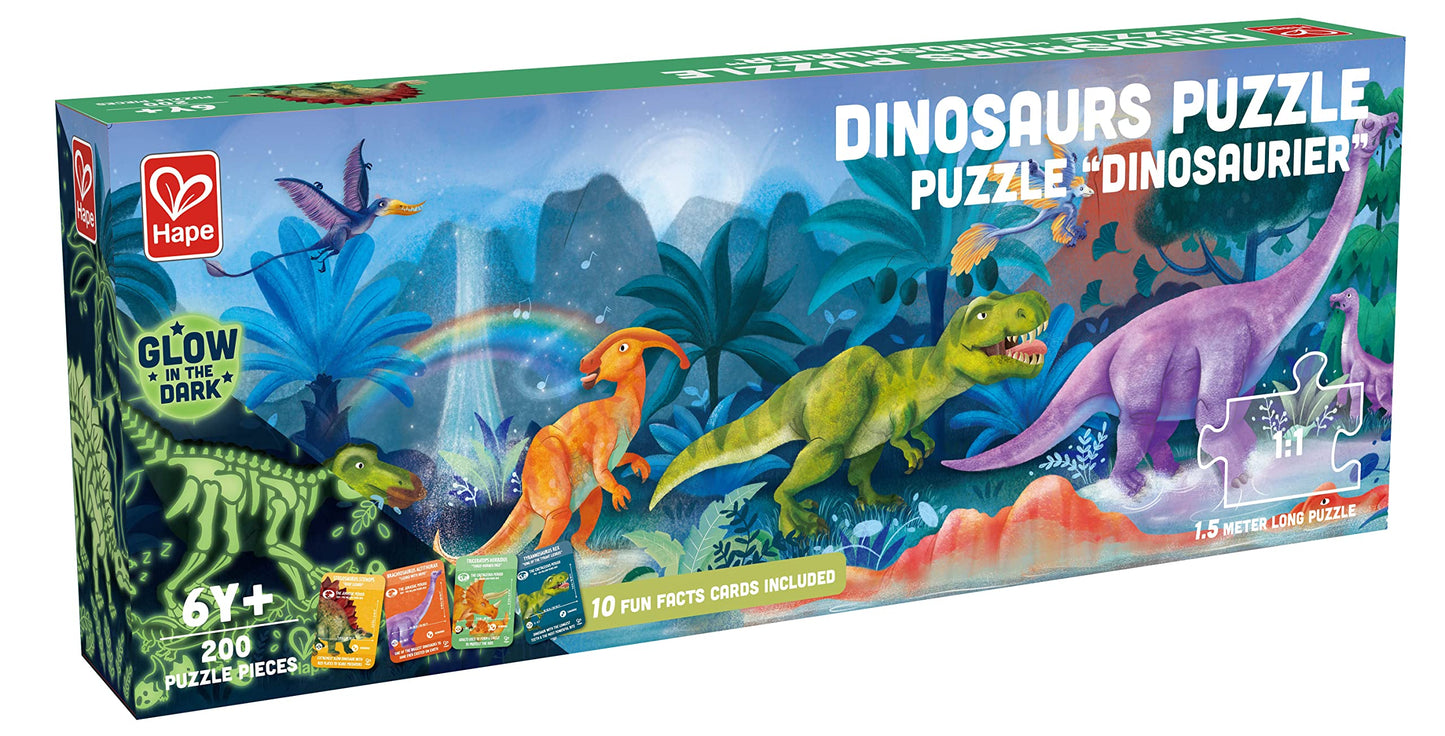 Dinosaur puzzle 200 pcs hape