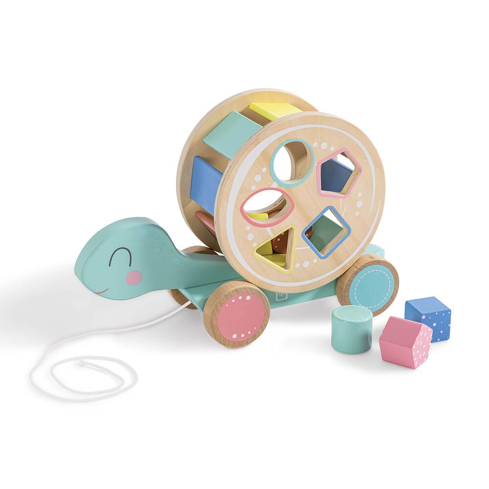 Arrastrable de madera tortuga