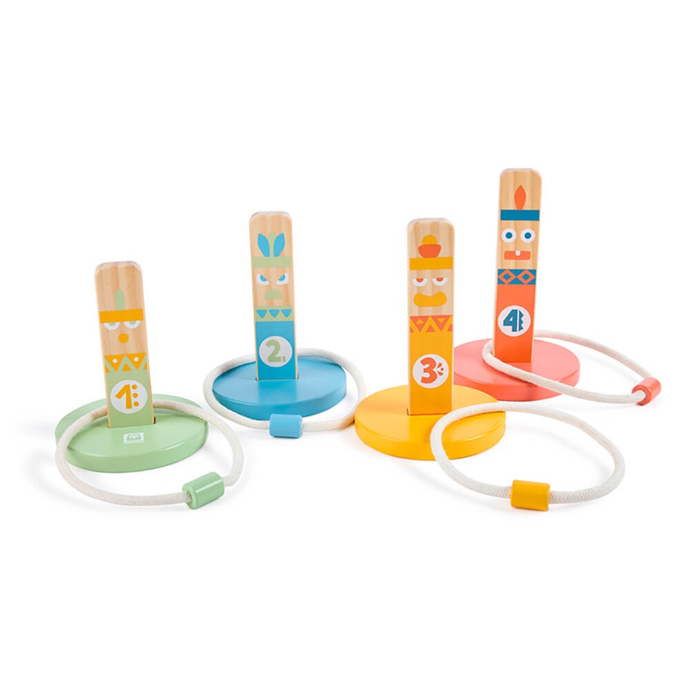 Tribal ring toss game