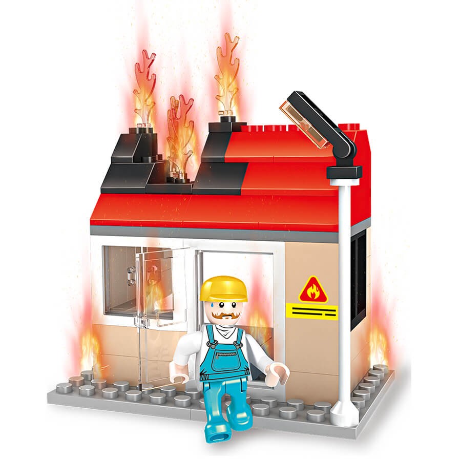 Fire building blocks 328 pcs