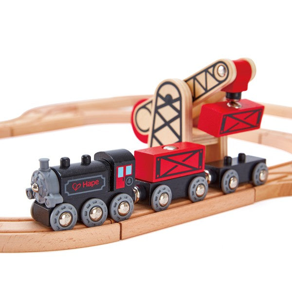 Tren de mercancías a vapor