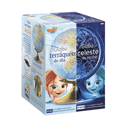 Globo Terráqueo día y noche
