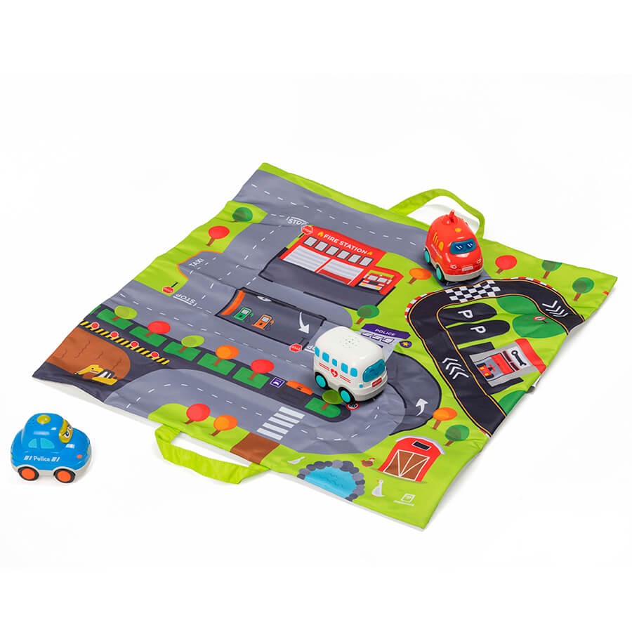 3 pcs Cars with mat