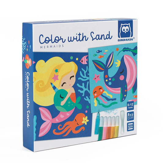 Color with sand Mermaid