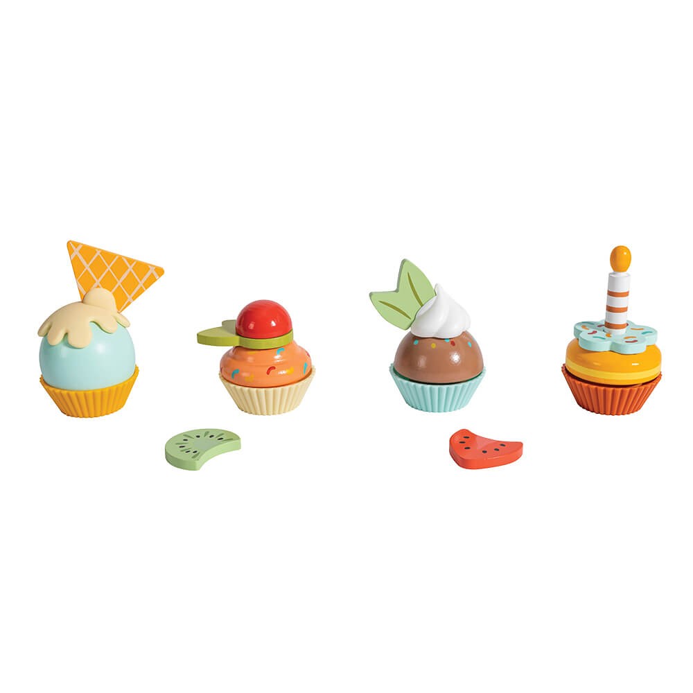 Coo Cook Cupcakes de madera