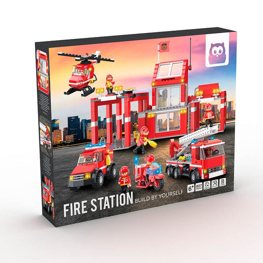 Fire building blocks 827 pcs
