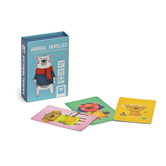 Juego de cartas Animals families