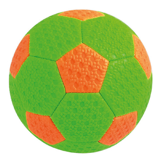 Mini Balón de fútbol verde con naranja