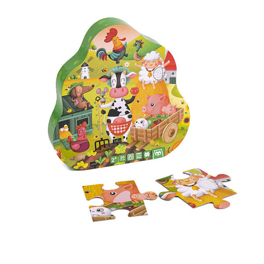 Puzzle Texturas Granja Eco