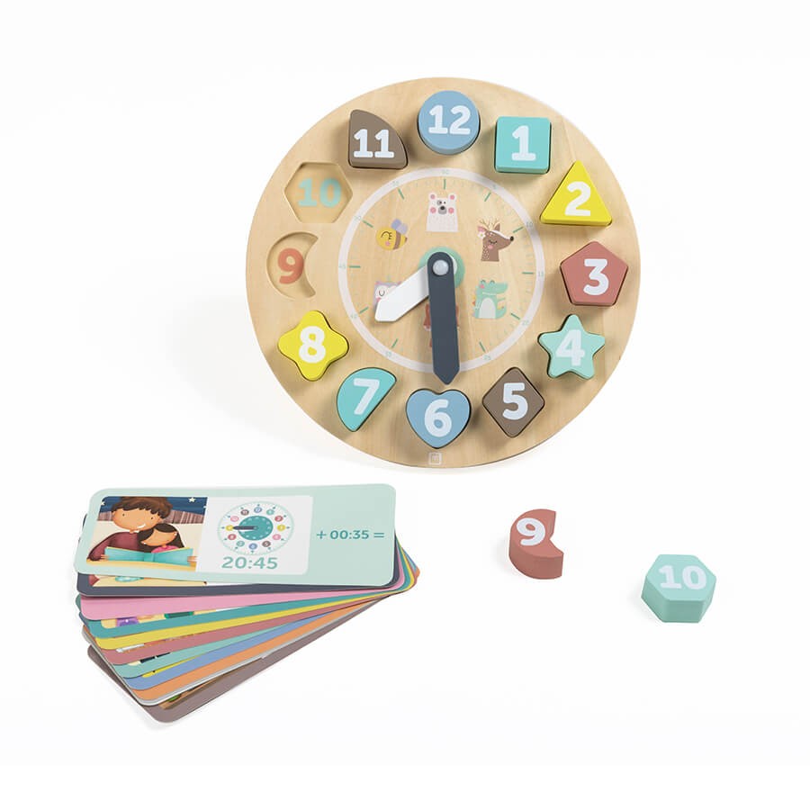 Reloj encajable con tarjetas