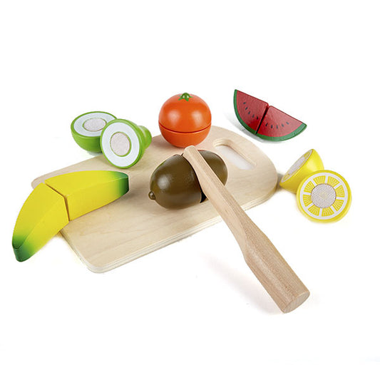 Set de frutas de madera