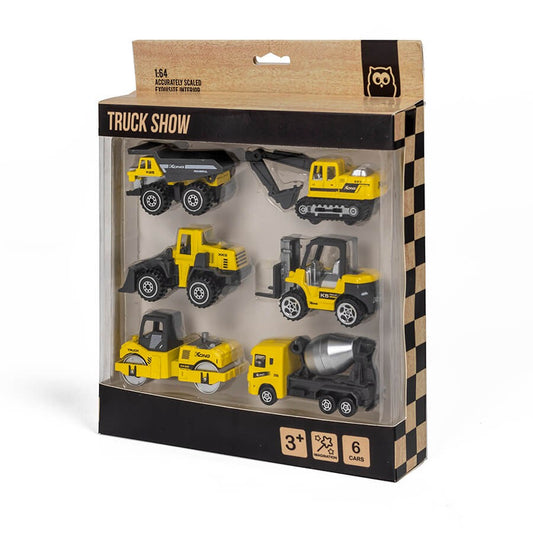 Metal trucks 6 piezas